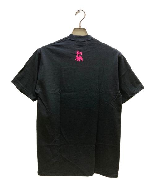 stussy（ステューシー）stussy (ステューシー) プリントTシャツ ブラック サイズ:Mの古着・服飾アイテム