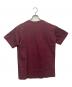 stussy (ステューシー) プリントTシャツ ボックスロゴ ボルドー サイズ:L：11000円