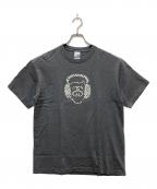 stussyステューシー）の古着「プリントTシャツ」｜グレー