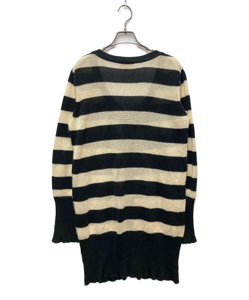 Vivienne Westwood RED LABEL（ヴィヴィアンウエストウッドレッドレーベル）Vivienne Westwood RED LABEL (ヴィヴィアンウエストウッドレッドレーベル) オーブプリントロングカーディガン アイボリー×ブラック サイズ:2の古着・服飾アイテム