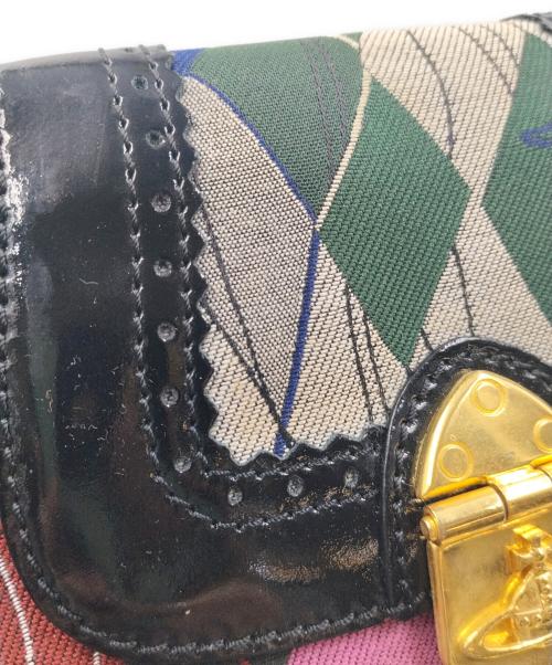 Vivienne Westwood（ヴィヴィアンウエストウッド）Vivienne Westwood (ヴィヴィアンウエストウッド) アーガイルヤスミンバッグ マルチカラーの古着・服飾アイテム