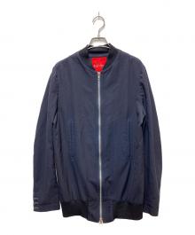 Y's Red Label（ワイズレッドレーベル）の古着「ウールジップジャケット」｜ネイビー