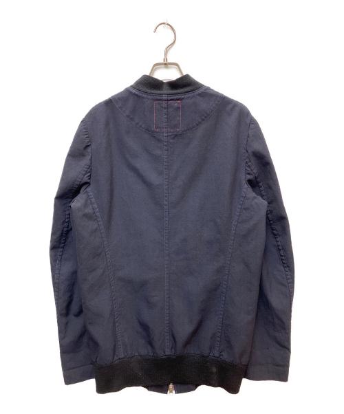 Y's Red Label（ワイズレッドレーベル）Y's Red Label (ワイズレッドレーベル) ウールジップジャケット ネイビー サイズ:3の古着・服飾アイテム