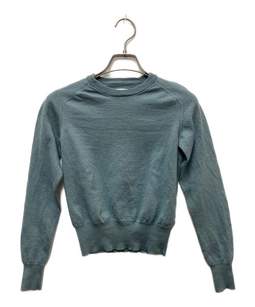 Maison Margiela（メゾンマルジェラ）Maison Margiela (メゾンマルジェラ) 薄手ニット グリーン サイズ:XSの古着・服飾アイテム