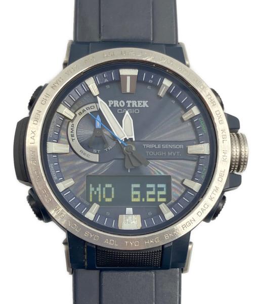 CASIO（カシオ）CASIO (カシオ) 腕時計 PROTREK ネイビーの古着・服飾アイテム