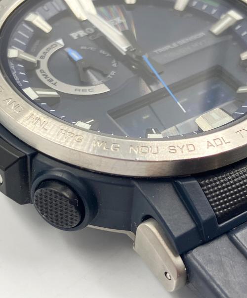 CASIO（カシオ）CASIO (カシオ) 腕時計 PROTREK ネイビーの古着・服飾アイテム