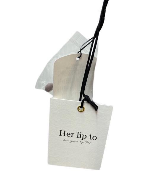 HER LIP TO（ハーリップトゥ）Her lip to (ハーリップトゥ) キャミソールワンピース パープル サイズ:Sの古着・服飾アイテム