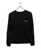 CHROME HEARTSクロムハーツ）の古着「Back Scroll Label Logo Long Sleeve Tee」｜ブラック