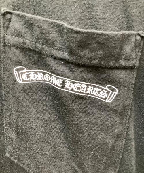 CHROME HEARTS（クロムハーツ）CHROME HEARTS (クロムハーツ) Back Scroll Label Logo Long Sleeve Tee ブラック サイズ:SIZE XLの古着・服飾アイテム