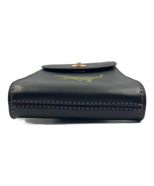 COACH（コーチ）COACH (コーチ) ターンロック フォーン クロスボディ・レキシー プリント ブラックの古着・服飾アイテム
