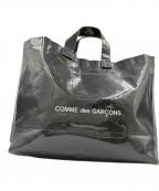 COMME des GARCONSコムデギャルソン）の古着「PVCトートバッグ BLACK MARKET」｜ブラック