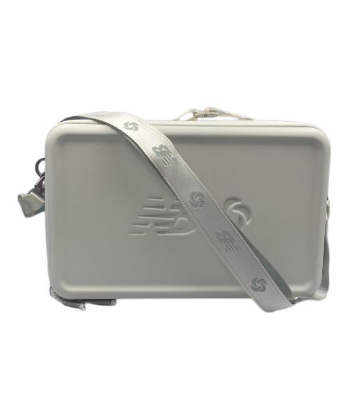 NEW BALANCE（ニューバランス）NEW BALANCE (ニューバランス) Samsonite (サムソナイト) SHOE BOX CROSSBODY BAG ホワイトの古着・服飾アイテム