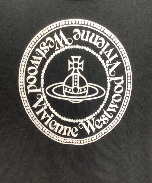 Vivienne Westwood man（ヴィヴィアン ウェストウッド マン）Vivienne Westwood man (ヴィヴィアン ウェストウッド マン) ロゴプリントTシャツ ブラック サイズ:44の古着・服飾アイテム