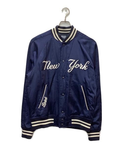 POLO RALPH LAUREN（ポロ・ラルフローレン）POLO RALPH LAUREN (ポロ・ラルフローレン) NEWYORK YANKEES (ニューヨークヤンキース) スタジャン ネイビー サイズ:SIZE Mの古着・服飾アイテム