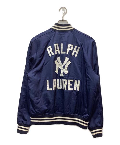 POLO RALPH LAUREN（ポロ・ラルフローレン）POLO RALPH LAUREN (ポロ・ラルフローレン) NEWYORK YANKEES (ニューヨークヤンキース) スタジャン ネイビー サイズ:SIZE Mの古着・服飾アイテム
