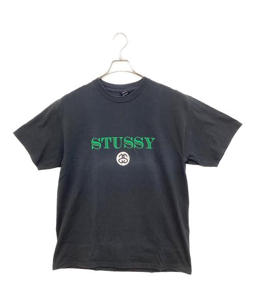 stussy（ステューシー）stussy (ステューシー) 半袖カットソー ブラック サイズ:Lの古着・服飾アイテム