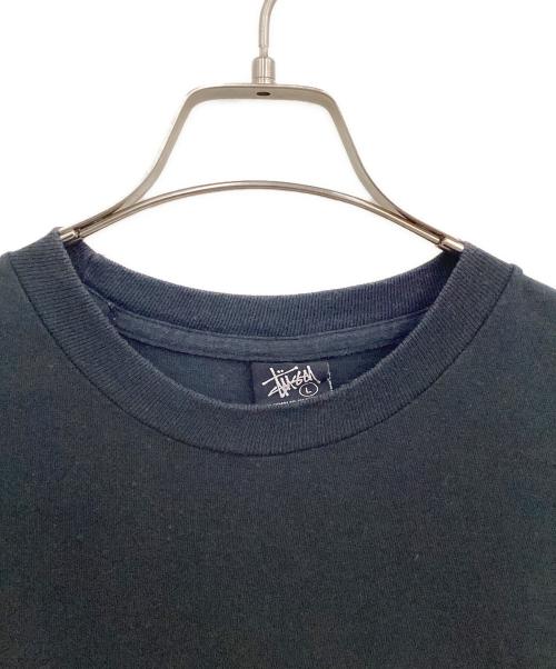 stussy（ステューシー）stussy (ステューシー) 半袖カットソー ブラック サイズ:Lの古着・服飾アイテム