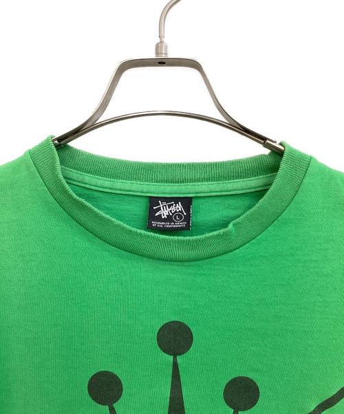 stussy（ステューシー）stussy (ステューシー) 半袖カットソー グリーン サイズ:Lの古着・服飾アイテム