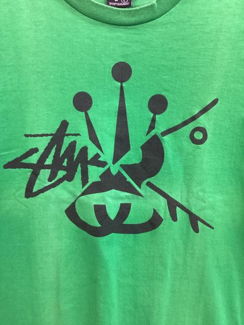 stussy（ステューシー）stussy (ステューシー) 半袖カットソー グリーン サイズ:Lの古着・服飾アイテム
