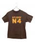 stussy（ステューシー）の古着「半袖カットソー」｜ブラウン