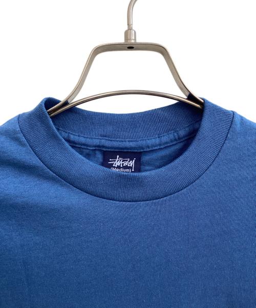stussy（ステューシー）stussy (ステューシー) 半袖カットソー ブルー サイズ:Mの古着・服飾アイテム