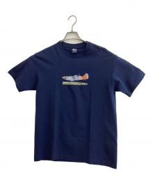 stussy（ステューシー）の古着「半袖カットソー」｜ネイビー
