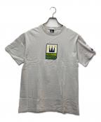 stussyステューシー）の古着「プリントTシャツ」｜グレー