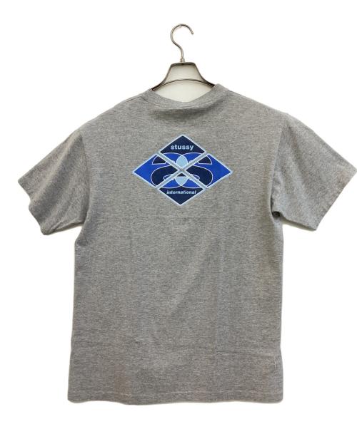 stussy（ステューシー）stussy (ステューシー) 半袖カットソー グレー サイズ:SIZE Lの古着・服飾アイテム