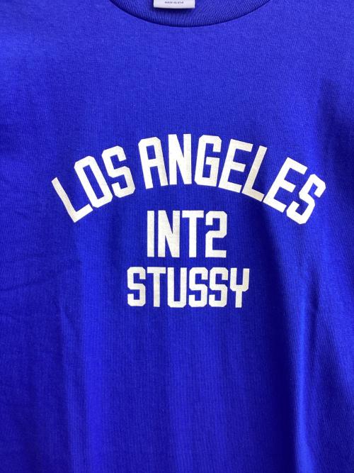 stussy（ステューシー）stussy (ステューシー) 半袖カットソー ブルー サイズ:SIZE Lの古着・服飾アイテム
