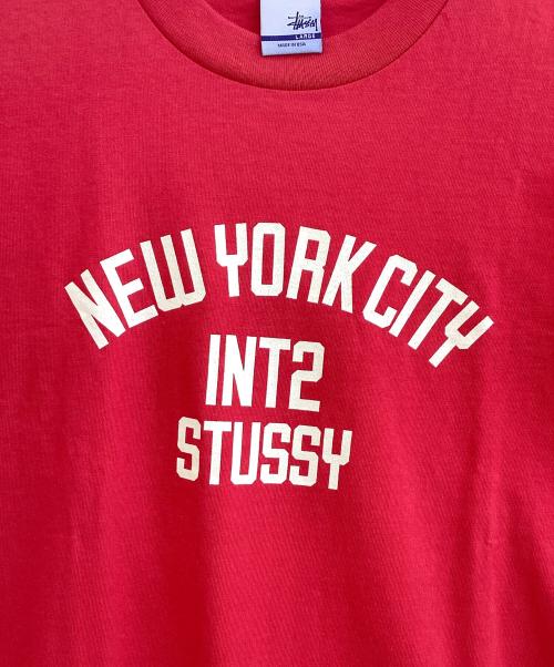 stussy（ステューシー）stussy (ステューシー) 半袖カットソー レッド サイズ:SIZE Lの古着・服飾アイテム