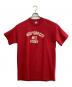 stussy（ステューシー）の古着「半袖カットソー」｜レッド