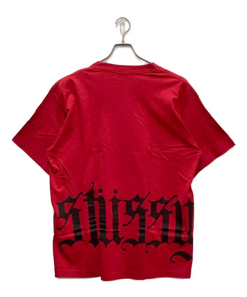 stussy（ステューシー）stussy (ステューシー) 半袖カットソー レッド サイズ:SIZE XLの古着・服飾アイテム