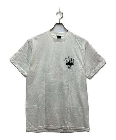 中古・古着通販】stussy (ステューシー) プリントTシャツ ホワイト