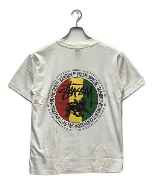 stussy（ステューシー）stussy (ステューシー) 半袖カットソー ホワイト サイズ:SIZE Lの古着・服飾アイテム