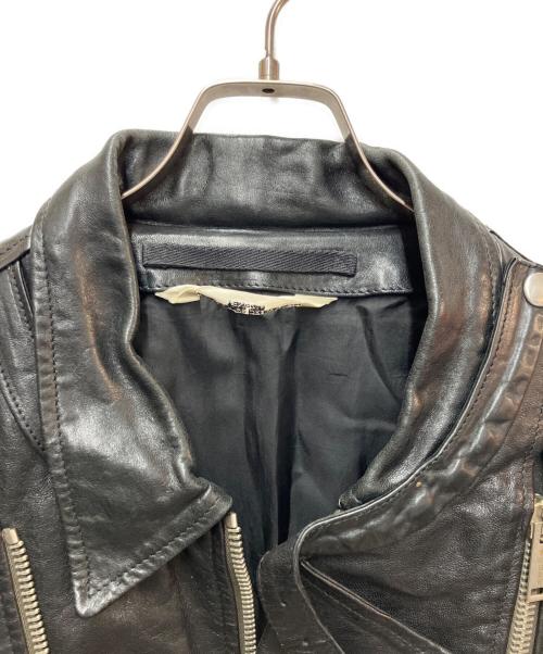 GOLDEN GOOSE（ゴールデングース）GOLDEN GOOSE (ゴールデングース) シープレザーライダースジャケット ブラック サイズ:SIZE Sの古着・服飾アイテム