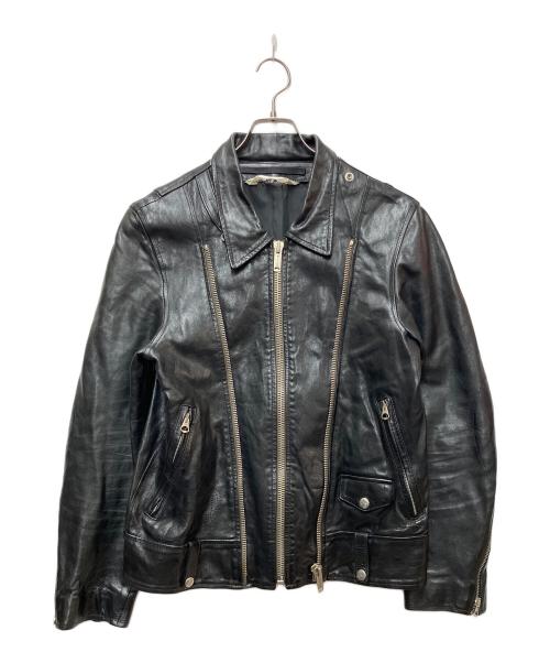 GOLDEN GOOSE（ゴールデングース）GOLDEN GOOSE (ゴールデングース) シープレザーライダースジャケット ブラック サイズ:SIZE Sの古着・服飾アイテム