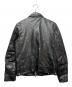 GOLDEN GOOSE (ゴールデングース) シープレザーライダースジャケット ブラック サイズ:SIZE S：35000円
