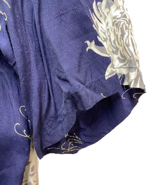 DELUXE（デラックス）DELUXE (デラックス) アロハシャツ ネイビー サイズ:SIZE Lの古着・服飾アイテム