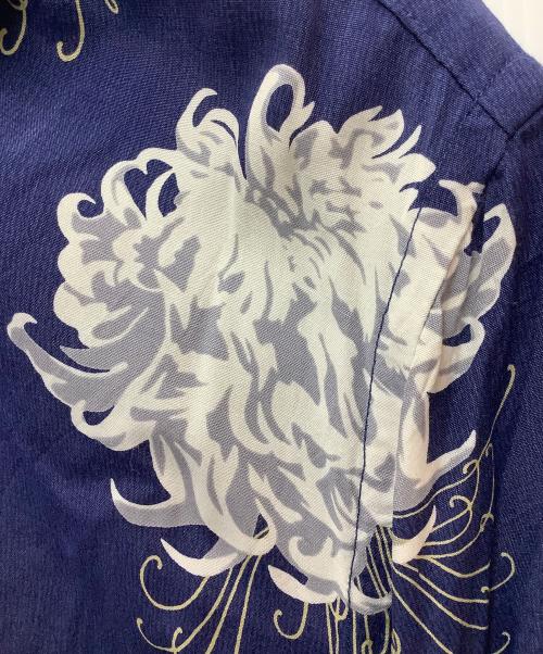 DELUXE（デラックス）DELUXE (デラックス) アロハシャツ ネイビー サイズ:SIZE Lの古着・服飾アイテム