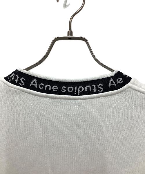 Acne studios（アクネ ストゥディオズ）Acne studios (アクネ ストゥディオズ) FULTON LOGO RIB ホワイト サイズ:Lの古着・服飾アイテム