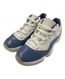NIKE（ナイキ）の古着「AIR JORDAN11 RETRO LOW」｜ブルー×ホワイト