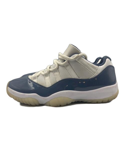 NIKE（ナイキ）NIKE (ナイキ) AIR JORDAN11 RETRO LOW ブルー×ホワイト サイズ:US9.5の古着・服飾アイテム
