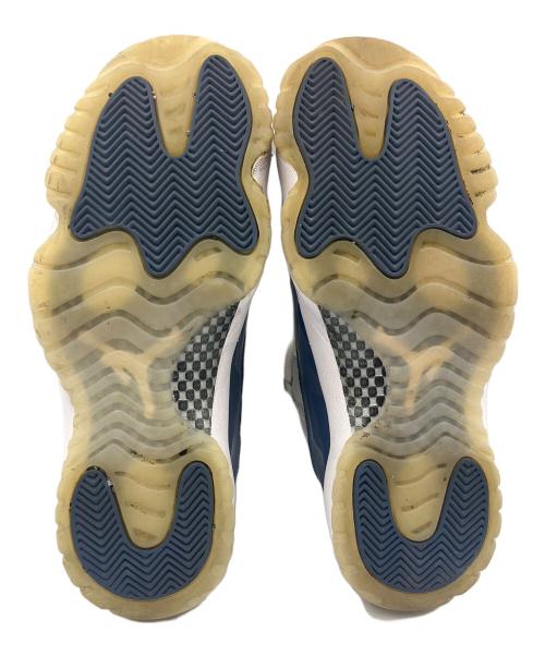 NIKE（ナイキ）NIKE (ナイキ) AIR JORDAN11 RETRO LOW ブルー×ホワイト サイズ:US9.5の古着・服飾アイテム