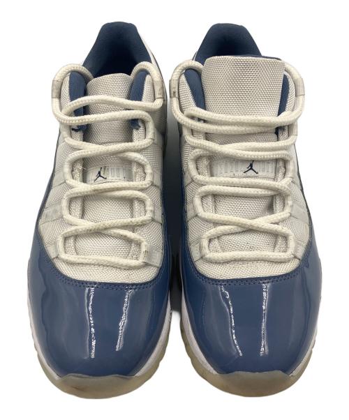 NIKE（ナイキ）NIKE (ナイキ) AIR JORDAN11 RETRO LOW ブルー×ホワイト サイズ:US9.5の古着・服飾アイテム
