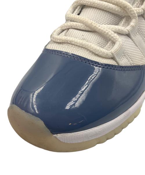 NIKE（ナイキ）NIKE (ナイキ) AIR JORDAN11 RETRO LOW ブルー×ホワイト サイズ:US9.5の古着・服飾アイテム