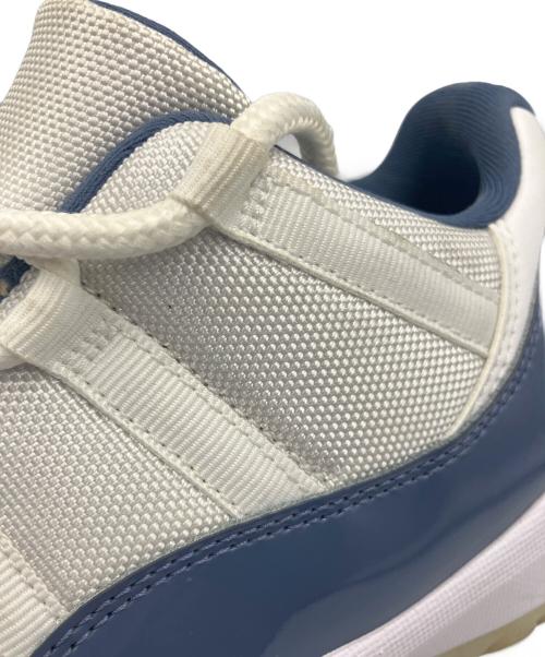NIKE（ナイキ）NIKE (ナイキ) AIR JORDAN11 RETRO LOW ブルー×ホワイト サイズ:US9.5の古着・服飾アイテム