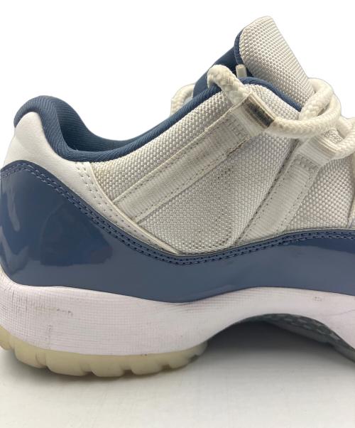 NIKE（ナイキ）NIKE (ナイキ) AIR JORDAN11 RETRO LOW ブルー×ホワイト サイズ:US9.5の古着・服飾アイテム
