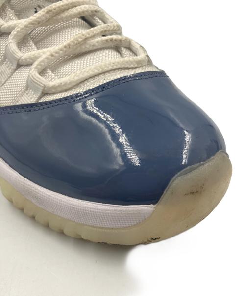 NIKE（ナイキ）NIKE (ナイキ) AIR JORDAN11 RETRO LOW ブルー×ホワイト サイズ:US9.5の古着・服飾アイテム