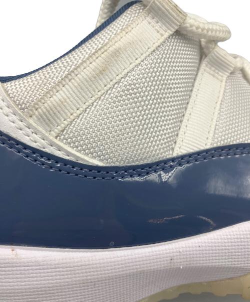 NIKE（ナイキ）NIKE (ナイキ) AIR JORDAN11 RETRO LOW ブルー×ホワイト サイズ:US9.5の古着・服飾アイテム