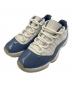 NIKE（ナイキ）の古着「AIR JORDAN11 RETRO LOW」｜ブルー×ホワイト
